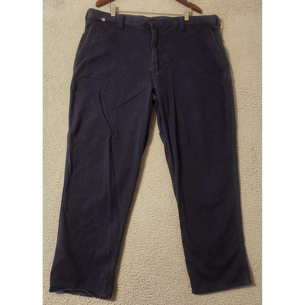 Carhartt FR Flame Resistant Pants Mens 42x30 Navy Blue CAT 2 NFPA 2112 Workwear